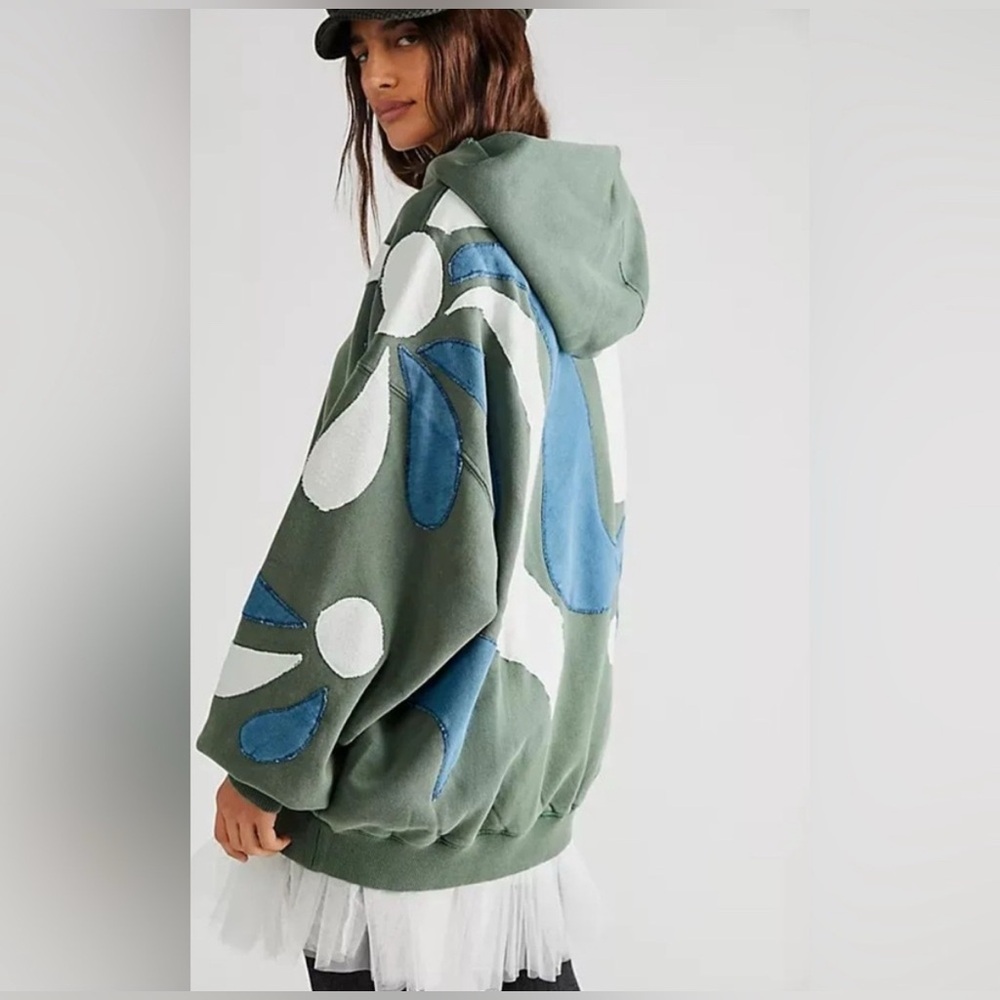 💚NWT💚 We The Free It's A Vibe Hoodie Forest Pine Combo size LARGE 💚☘️🇮🇪 - Picture 2 of 5